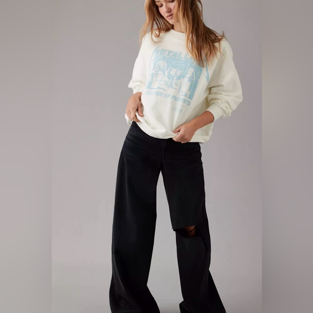 AEO Metallica oversized sweatshirt